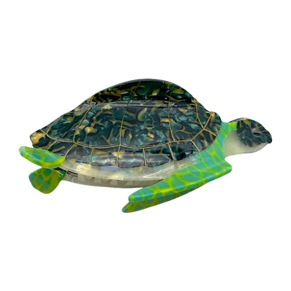 Sea Turtle Hair Claw Clip Acetate Large Non-Slip Hair Accessories for Women main image 6
